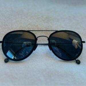 Black Aviator Sunglasses. Fhone sunglasses from Germany. Super light weight.